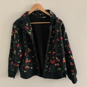 vintage embroidered jacket